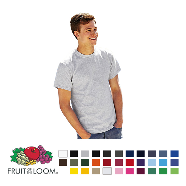 CAMISETA VALUE WEIGHT FRUIT OF THE LOOM COLOR 160 grs. ADULTO