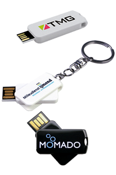 Memoria USB con carcasa de plástico. Disponible en USB 2.0. Personalizable por ambas caras a todo color. Admite también posibilidad de personalización individual así como grabación de datos eliminables.<br><br>Memoria disponible desde 2 GB a 64 GB con conector 2.0.<br><br>Colores carcasa: blanco y negro.<br><br>Cantidad mínima: 10 uds.<br><br>Disponible en dos medidas: 35,1 x 16,1 x 6,7 mm / 52,3 x 20,2 x 8,5 mm.<br><br>Plazo de entrega: 8-10 días aproximadamente desde confirmación del pedido y del diseño por parte del cliente.<br><br>Consultar precios según modelo, cantidad y capacidad.